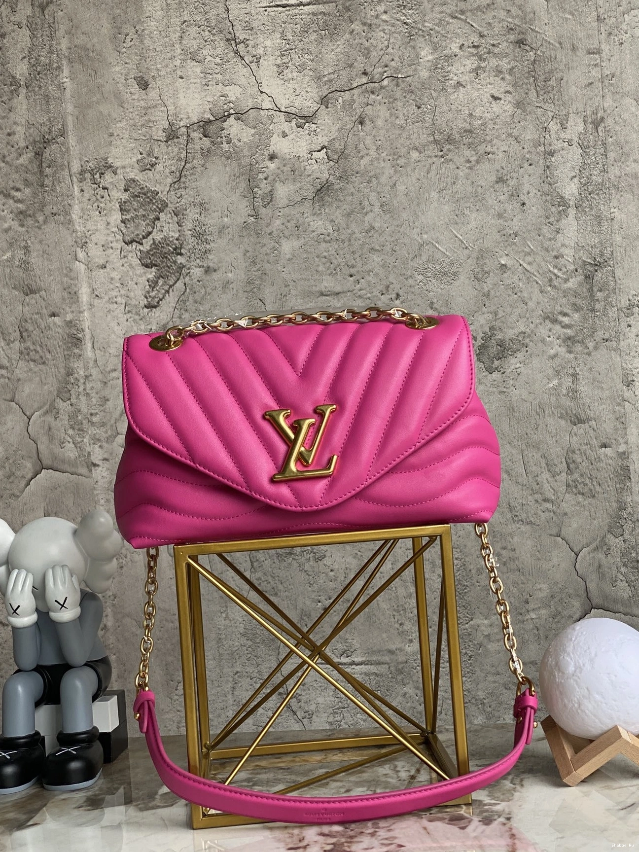 WAVE LOUIS BAG CHAIN VUITTON NEW 0801